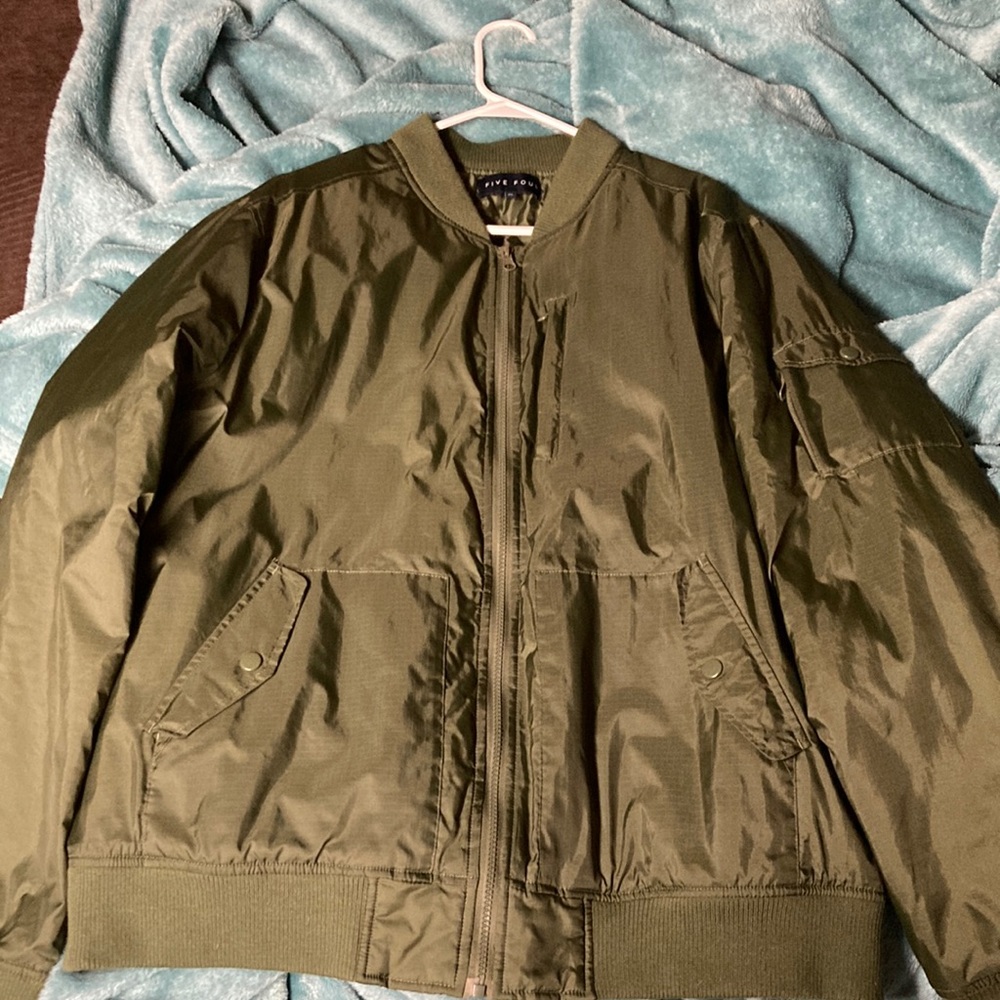 Green Bomber Jacket